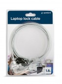 Cablu de securitate Gembird LK-K-01, gri