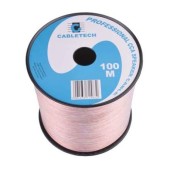 Cablu difuzor CCA 2x0.35mm transparent 100m