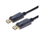 Cablu DisplayPort, tata - tata, Versiunea 1.2, 4K×2K@60hz, dublu ecranat, conectori auriti, 3m, PremiumCord