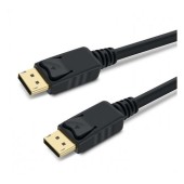 Cablu DisplayPort, tata - tata, Versiunea 1.3/1.4, 4K (3840×2160), dublu ecranat, conectori auriti, 3m, PremiumCord