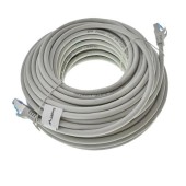 Cablu ecranat S / FTP, Lanberg 42734, cat 6A, mufat 2xRJ45, lungime 20 m, AWG 26, 500 MHz, LSZH, de legatura retea, ethernet, Gri