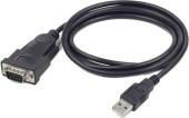 Cablu GEMBIRD UAS-DB9M-02, USB 2.0 -Serial DB9M RS232, 1.5m (Negru)