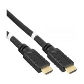 Cablu HDMI cu amplificator, High Speed, Ethernet, 4K@60Hz, tripluecranat, V2.0, conectori auriti, 7m, PremiumCord kphdm2r07