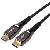 Cablu HDMI din fibra optica, 30 m, Negru