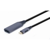 Cablu HDMI Gembird A-USB3C-HDMI-01, USB Type-C la HDMI, 0.15m (Gri)