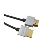 Cablu HDMI plat, Slim, High Speed Ethernet, Versiunea 2.0, 4K×2K@60hz, conectori auriti, 0.5m, PremiumCord kphdmes05