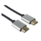 Cablu HDMI plat, Slim, High Speed Ethernet, Versiunea 2.0, 4K×2K@60hz, conectori auriti, 3m, PremiumCord kphdmes3