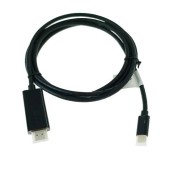 Cablu Lanberg CA-CMHD-10CU-0018-BK, USB-C, HDMI, 1.8m, 4K/60Hz (Negru)