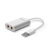 Cablu Lindy LY-42926, USB-A - 2 x Jack 3.5mm