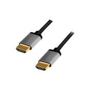 Cablu Logilink, HDMI (T) la HDMI(T), rezolutie maxima 4K UHD (3840 x 2160) la 60 Hz, conectori auriti, 5m