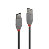 Cablu prelungitor Lindy 36703, USB 2.0 male - USB 2.0 female, 2m