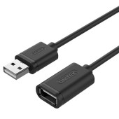 Cablu prelungitor Unitek, Y C450GBK USB2.0 A tata / A mama , 2.0m , negru