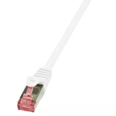 Cablu S/FTP LOGILINK Cat6, LSZH, cupru, 10 m, alb, AWG27, dublu ecranat CQ2091S