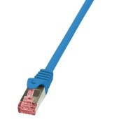 Cablu S/FTP LOGILINK Cat6, LSZH, cupru, 10 m, albastru, AWG27, dublu ecranat CQ2096S