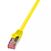 Cablu S/FTP LOGILINK Cat6, LSZH, cupru, 10 m, galben, AWG27, dublu ecranat CQ2097S