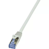 Cablu S/FTP LOGILINK Cat7, LSZH, cupru, 600MHz, mufe RJ45 Cat6a, 7.5 m, gri, AWG26, dublu ecranat CQ4082S