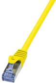 Cablu S/FTP LogiLink CQ3097S, Patchcord, CAT.6a, 10 m (Galben)