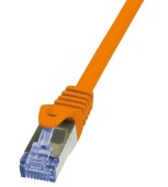 Cablu S/FTP LogiLink CQ3098S, Cat.6A, Patchcord (Portocaliu)