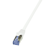 Cablu S/FTP LOGILINK CQ4081S, LSZH, RJ45, Cat6a, 7.5 m (Alb)