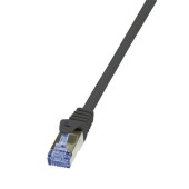 Cablu S/FTP LOGILINK CQ4083S, LSZH, RJ45 Cat6a, 7.5 m (Negru)