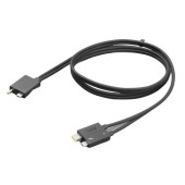 Cablu thunderbolt, Lenovo, 0.7 m, Negru