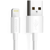 Cablu USB-A certificat Lightning MFI 1,8m alb (IP0027)