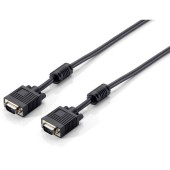 Cablu VGA HD15m/HD15m ferrite core 5m Negru