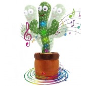 Cactus Dansator si Vorbitor Usb cu LED-uri Colorate / Jucarie interactiva 