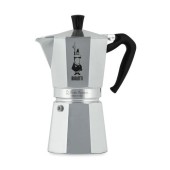 Cafetiera Moka Pot Bialetti, Aluminiu, Moka Express, 12 portii (Argintiu)