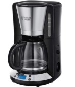 Cafetiera Russell Hobbs Victory 24030-56, 1.25L, 15 cesti, 1100W (Negru/Argintiu)