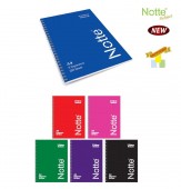 Caiet A4 dictando Notte cu spira i diviziuni diverse modele 200 file 5 diviziuni