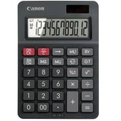 Calculator de birou AS-120 II, ecran 12 digiti, alimentare solara si baterie, Negru