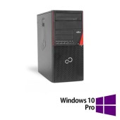 Calculator Sistem PC Refurbished Fujitsu Siemens P720 Tower, Intel Core i7-4770 3.40GHz, 8GB DDR3, 256GB SSD + Windows 10 Pro