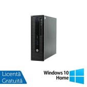 Calculator Sistem PC Refurbished HP 400 G1 SFF, Intel Core i5-4570 3.20GHz, 8GB DDR3, 256GB SSD, DVD-RW + Windows 10 Home