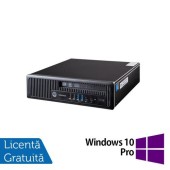 Calculator Sistem PC Refurbished HP EliteDesk 800 G1 USDT, Intel Core i5-4570S 2.90GHz, 8GB DDR3, 256GB SSD + Windows 10 Pro