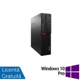 Calculator Sistem PC Refurbished LENOVO M700 SFF, Intel Core i7-6700 3.40GHz, 8GB DDR4, 256GB SSD + Windows 10 Pro