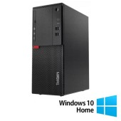 Calculator Sistem PC Refurbished LENOVO M710T Tower, Intel Core i3-6100 3.70GHz, 8GB DDR4, 256GB SSD, DVD-ROM + Windows 10 Home