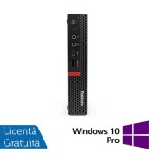 Calculator Sistem PC Refurbished Lenovo ThinkCentre M720q MiniPC, Intel Core i5-8400T 1.70 - 3.30GHz, 16GB DDR4, 512GB SSD + Windows 10 Pro