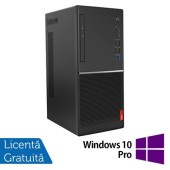 Calculator Sistem PC Refurbished LENOVO V530 Tower, Intel Core i5-8400 2.80-4.00GHz, 8GB DDR4, 240GB SSD + Windows 10 Pro