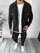 Camasa barbati slim fit negru  6050a N7-4.1