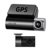 Camera auto DVR 70mai Dash Pro Plus A500S, GPS, senzor SONY IMX335, 2.7K 1944p, Night Vision, Wi-Fi, control in aplicatie + Camera spate 70mai RC06 FHD (Negru)