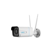 Camera supraveghere WiFi, Reolink RLC-511WA, 5 MP, zoom optic 5x, detectare persoana/vehicul, vedere nocturna color, notificari Push pe telefon, slot Micro SD Card, vizualizare orizontala 27°-96°