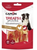 CAMON Recompensă câini Urechi de Iepure şi carne de pui, 80g