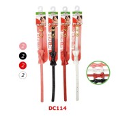 CAMON Zgardă din imitaţie de piele cu fundiţă 1x28cm, diverse culori