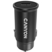 Canyon Incarcator auto Canyon C-20, 20W, USB type-C, Negru