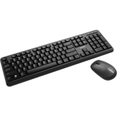 Canyon Kit Wireless Canyon SET-W20 - Tastatura, USB, Black + Mouse Optic, USB, Black - UK/US