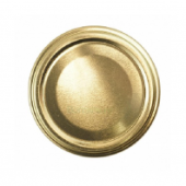 Capac borcan, cu filet, TO 66, auriu