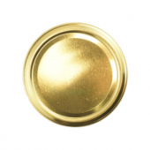 Capac borcan, cu filet, TO 82, auriu