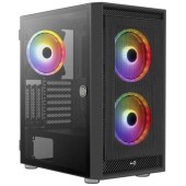 Carcasa Aerocool Graphite V2, MiddleTower (Negru)