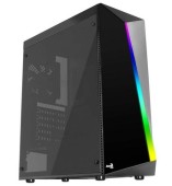 Carcasa Aerocool Shard RGB, MidTower (Negru) 